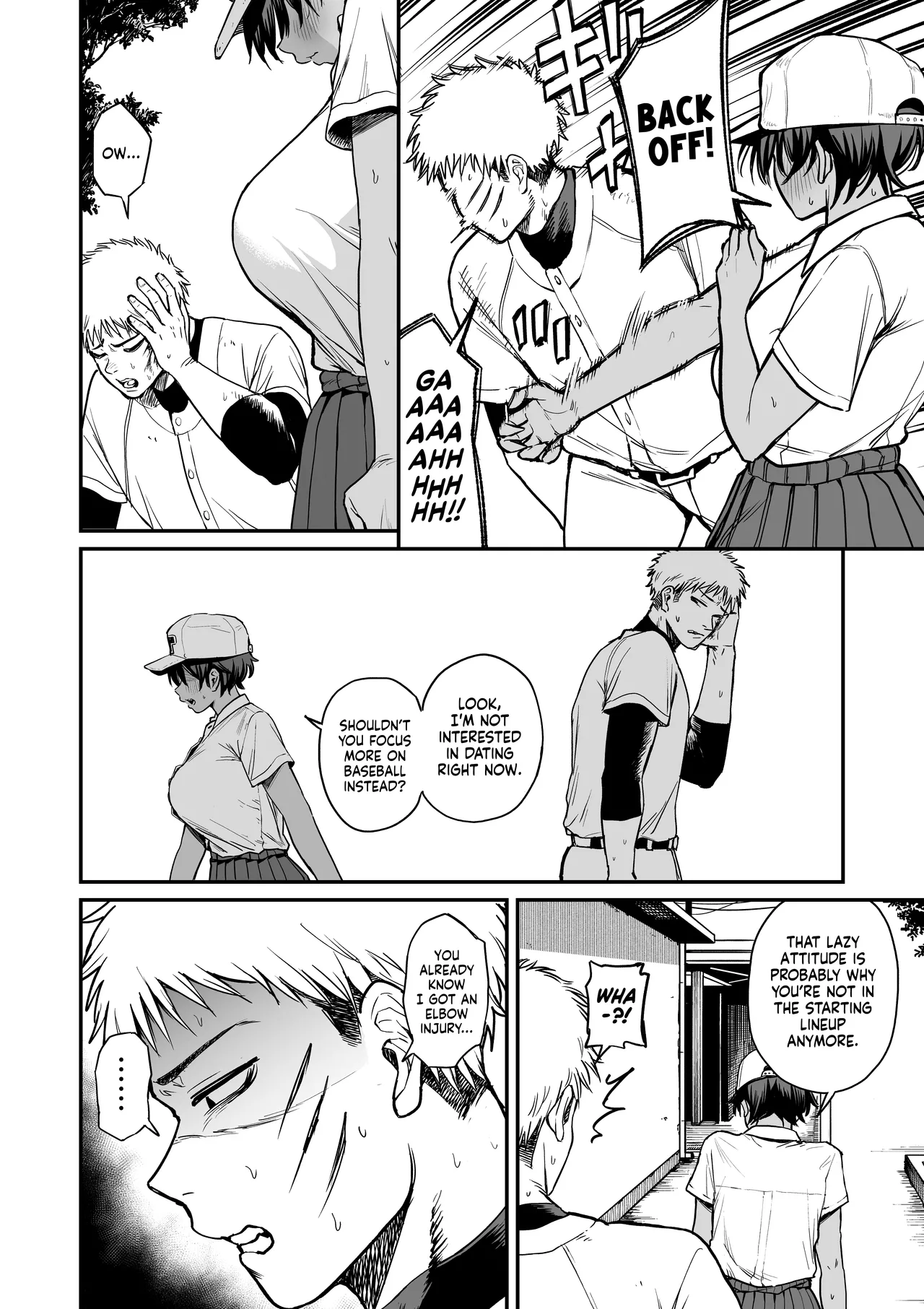 Hentai Manga Comic-I Found the Grumpy, Brown-Skinned Baseball Manager's Weakness-Read-7